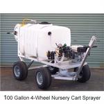 50, 100, or 200 Gallon 4-Wheel Nursery Cart Sprayers - Image 2