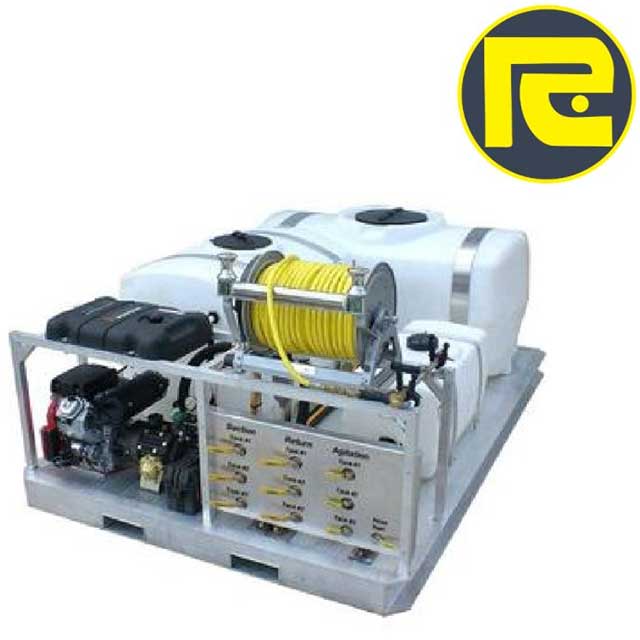 Multi-Tank 300-100-50 Combo Poly Skid Sprayer