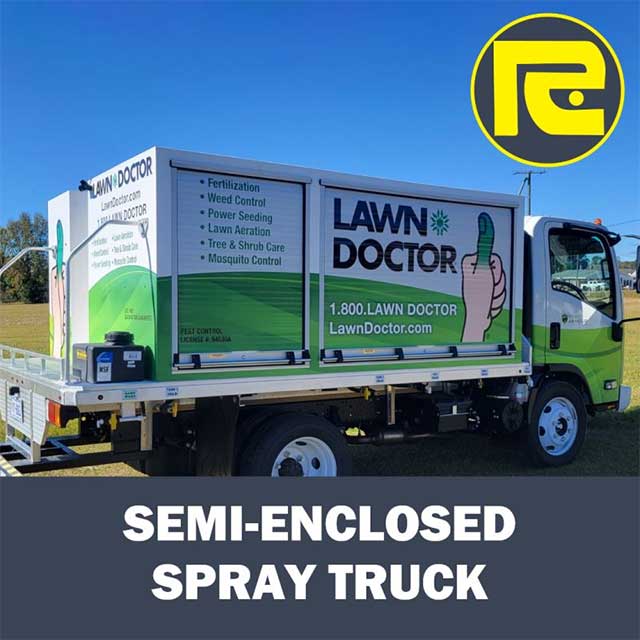 Reddick Equipment’s Semi-Enclosed Spray Trucks